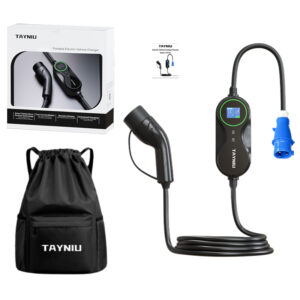 Tayniu-portable-electric-car-charger-Infinity-7KW lateral side