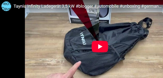 Tayniu Infinity EV Charger 3.5KW Review by Tech Dave