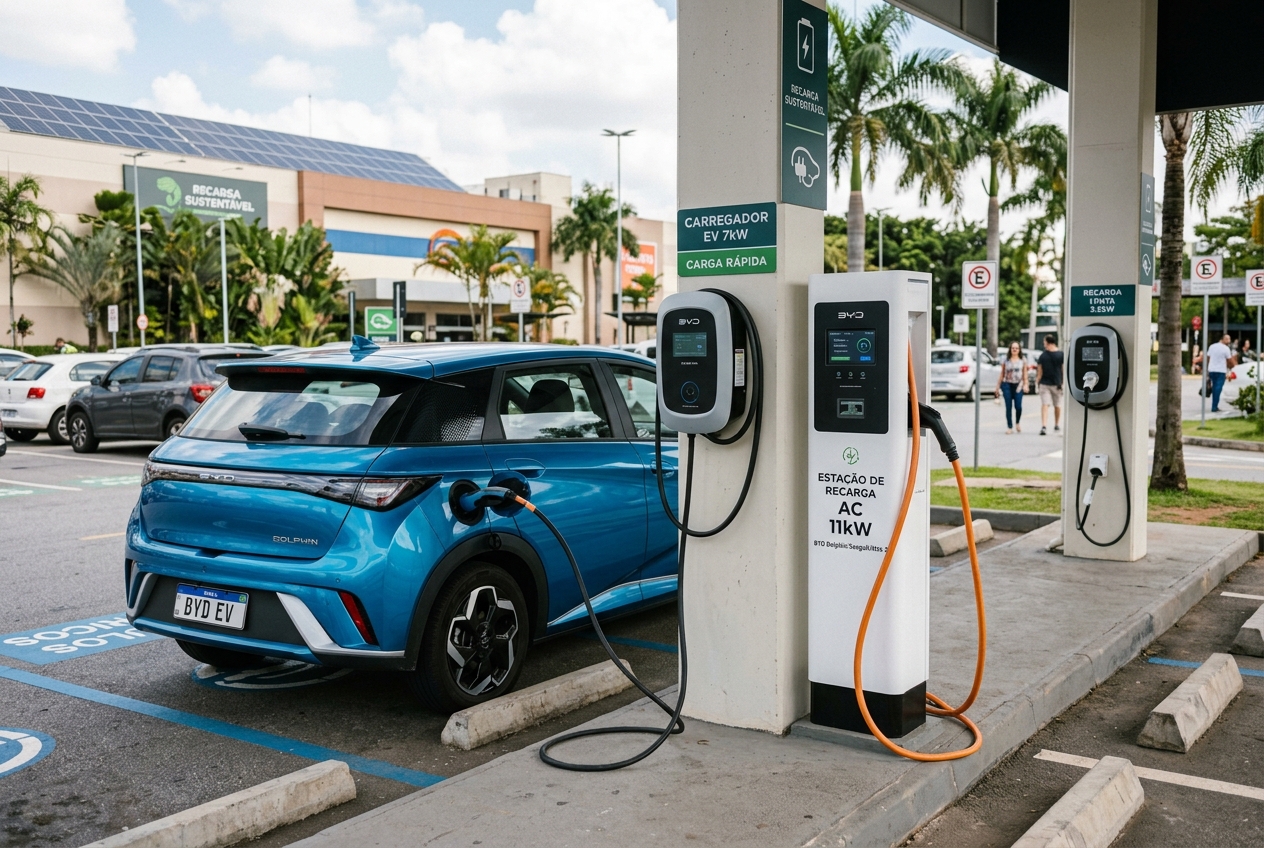BYD Dolphin Charger in Brazil 3.5kW vs 7kW vs 11kW