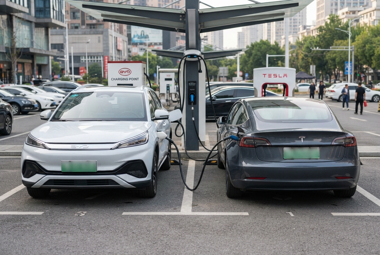 BYD Charger vs Tesla Charger: Can You Use the Same Charger